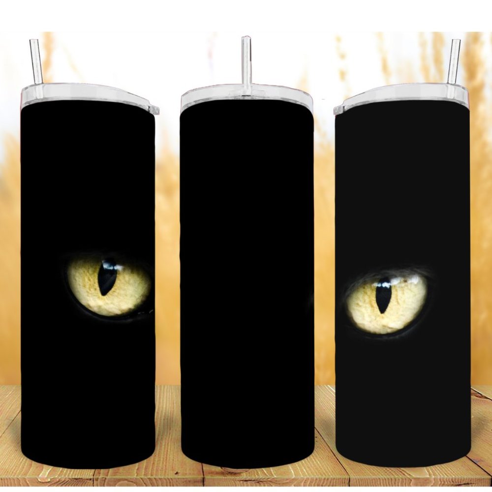 Custom 20oz cat eyes tumbler!